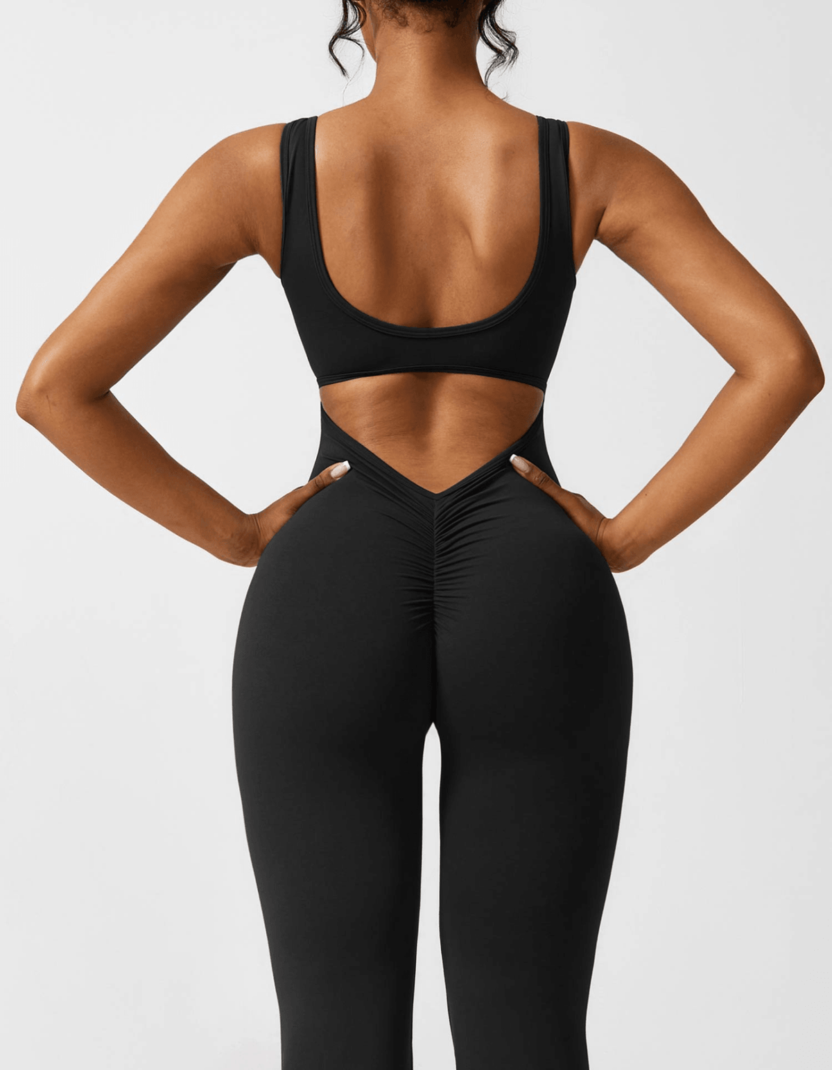 Women's Sports Suit - Yoga Workout Set - Push Up - Stretchy Fitness Bodysuit