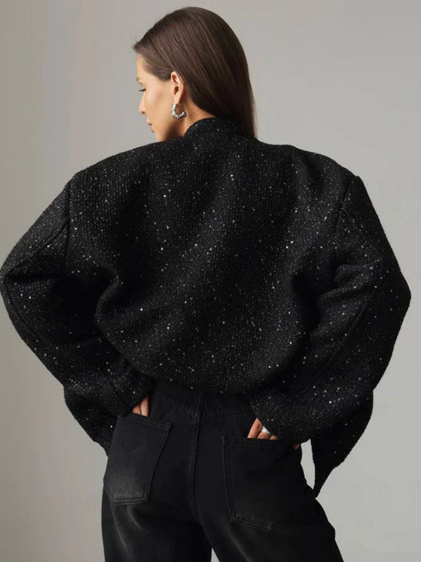 Veste Femme Sequins – Style Vintage Chic