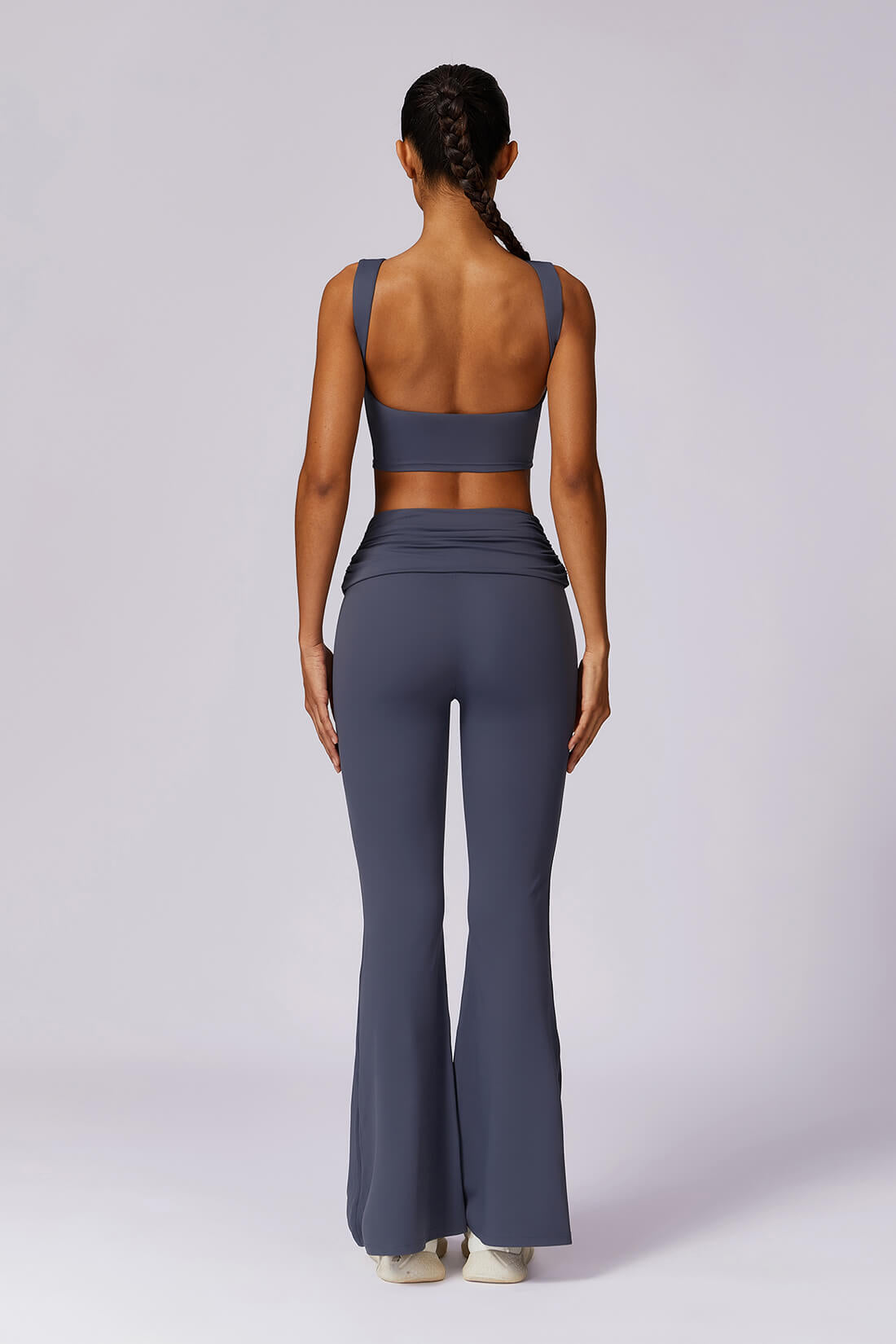 Ensemble Yoga Femme - Legging Taille Haute & Haut - Tenue Sport 2 Pièces Sans Coutures - Survêtement Fitness