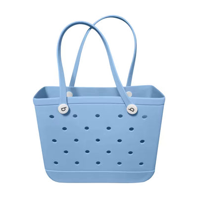 Sac de Plage Extra Large EVA Imperméable - Panier de Rangement Pique-Nique - Sac à Main Femme - Sac Fourre-Tout Jelly Bag