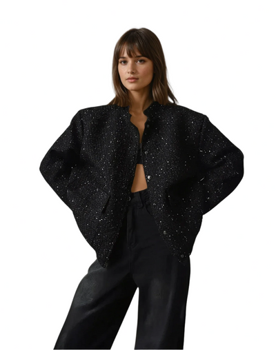 Veste Femme Sequins – Style Vintage Chic