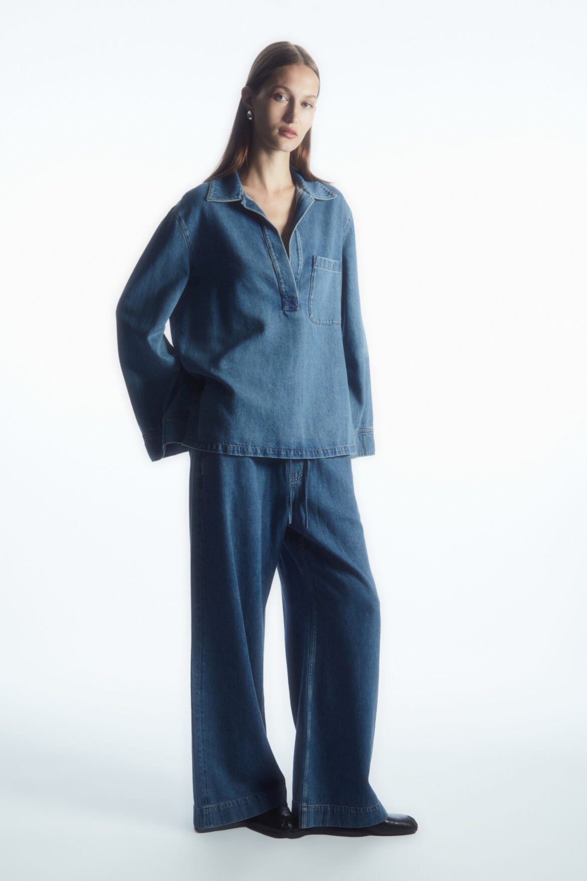 Ensemble Décontracté en Denim – Élégance et Confort au Quotidien