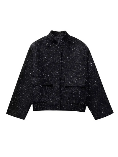 Veste Femme Sequins – Style Vintage Chic