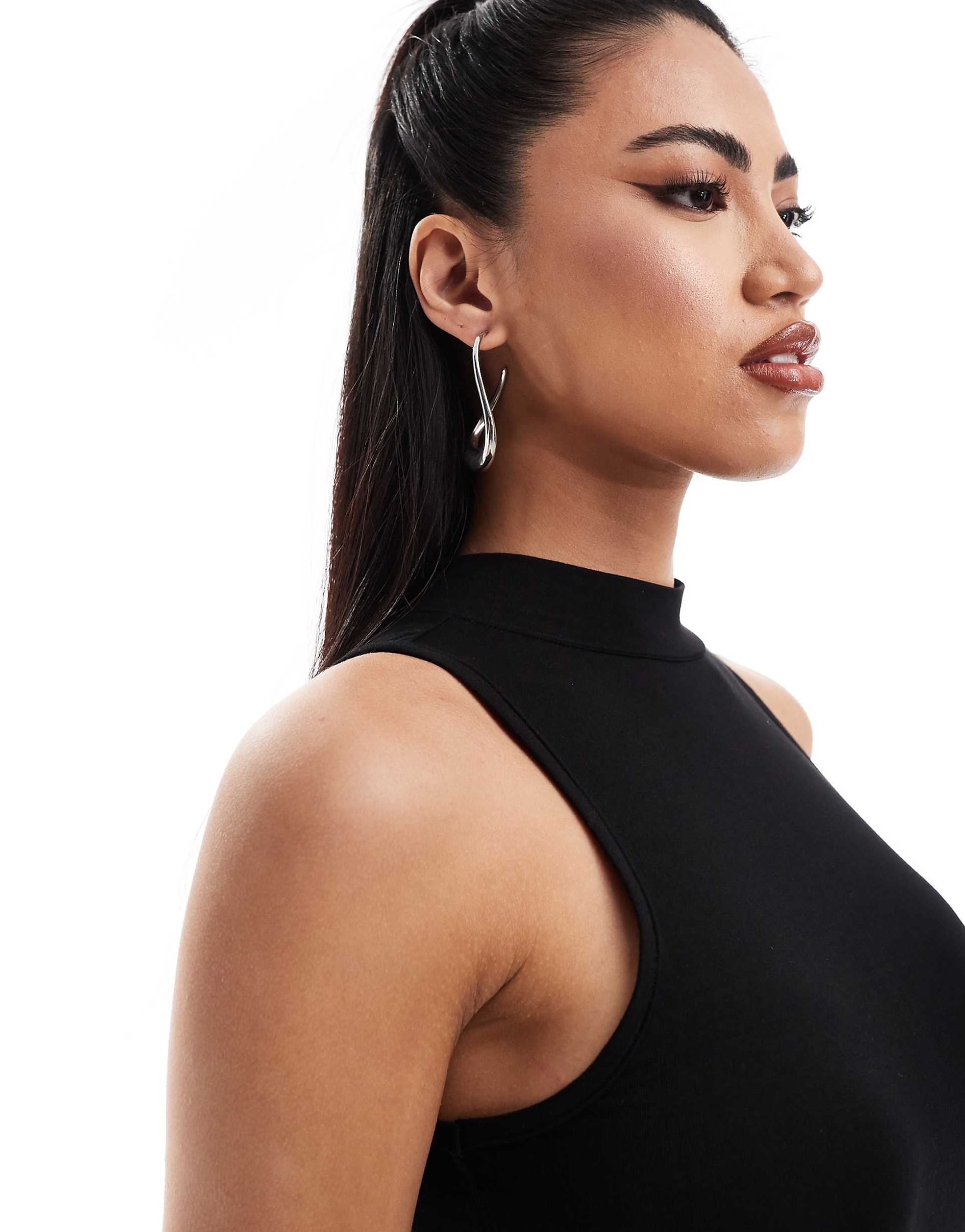 Women's Trendy Jumpsuit - Polo/Turtleneck - Fitted Cut - Shorts - Solid Colors - Sport Chic Style