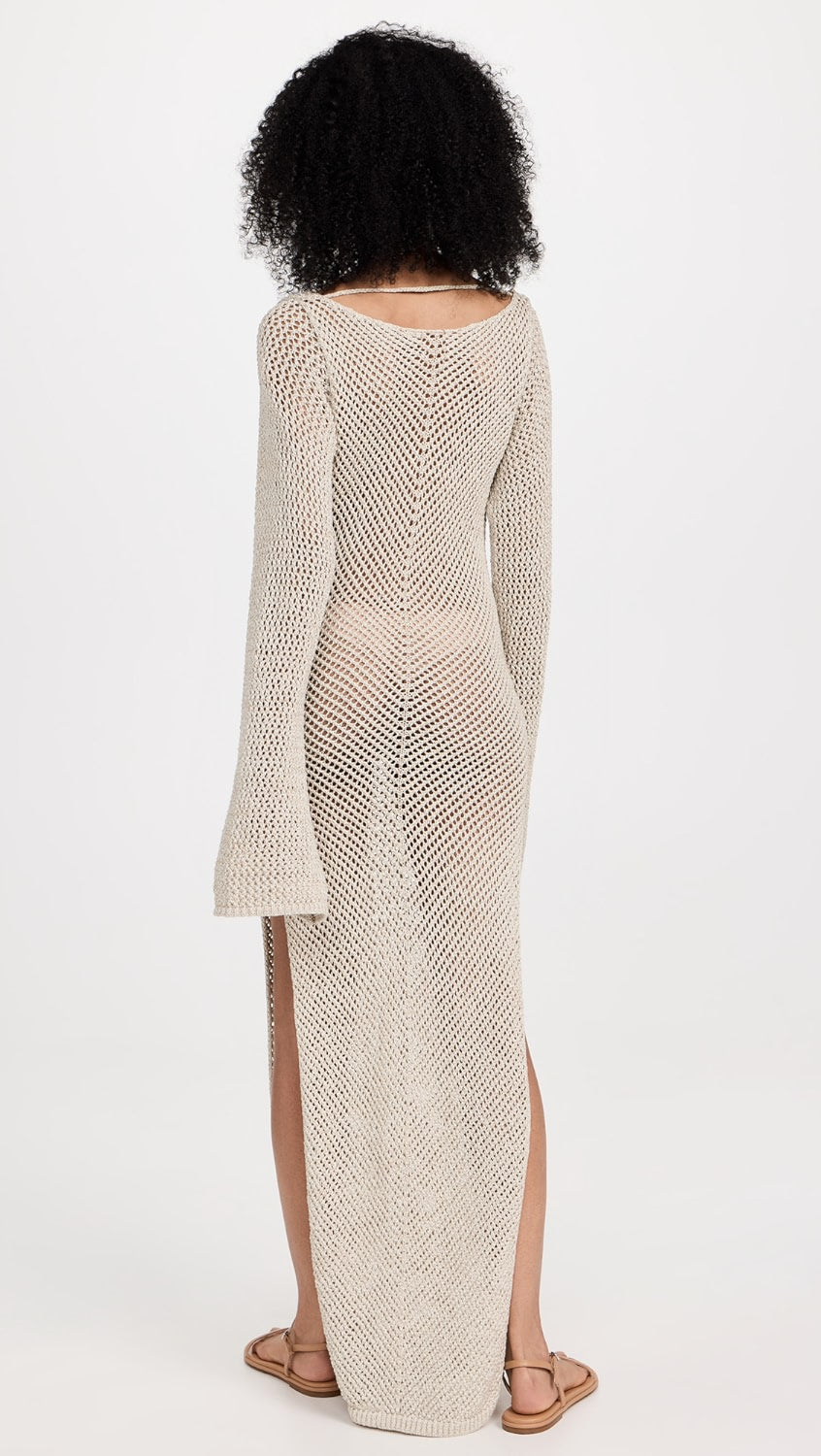 Cache-Maillot de Bain Tricoté Femme  Style Plage