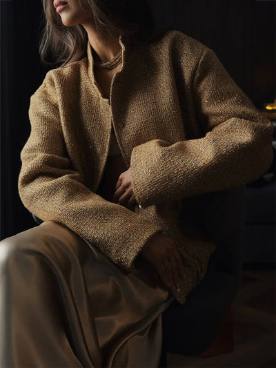 Veste Femme Sequins – Style Vintage Chic