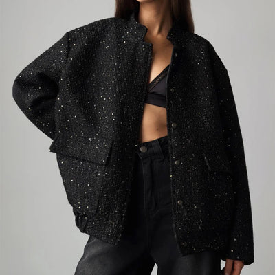 Veste Femme Sequins – Style Vintage Chic